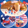 DTOFOOT 80 Pcs Patriotic Mini Resin Ducks,Independence Day Duck Figurines