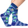 PanPacSight Gaming Socks for Men, Fun Mid-Calf Socks with Game
