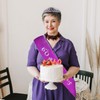 Semato Purple 60th Birthday Tiara and Sash Kit-60th Birthday Gifts