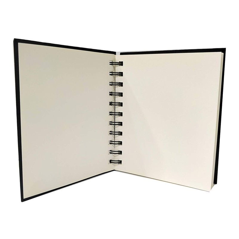 BRUSTRO Wiro Bound Artists Sketch Book, A3 Size, 120 Pages,
