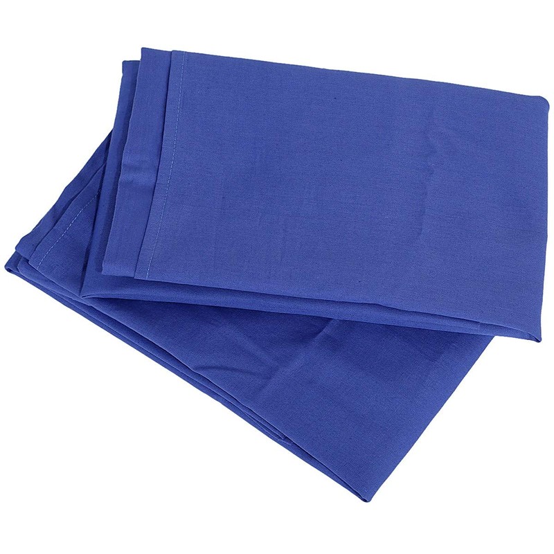 mookaitedecor 100% Cotton Pillow Cases Blue 2 Pack, 400 Thread