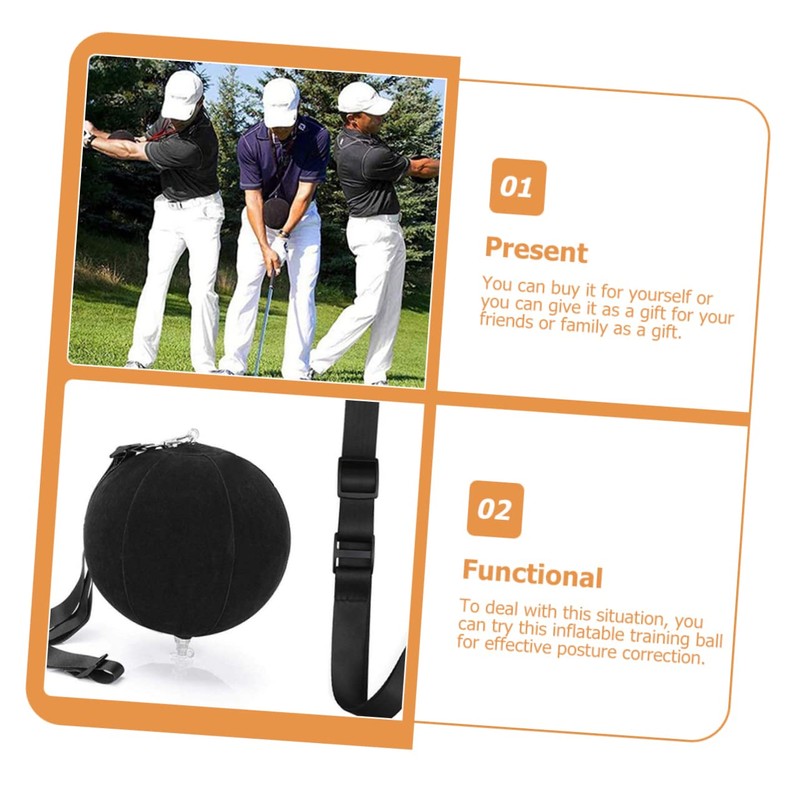 WOONEKY Golf Swing Aid Posture Corrector Golf Training Aid for