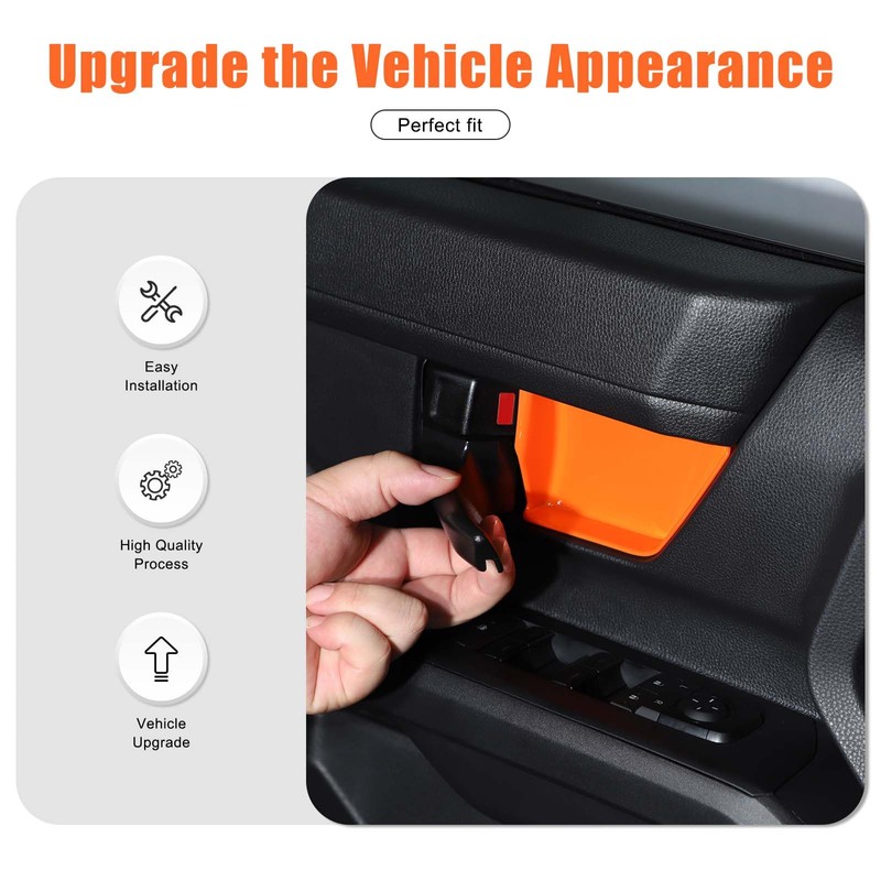 TOYCIDFG Car Door Inner Panel Pull Handle Bowl Cover Trim