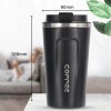 2pzs 510ml Taza De Café Acero Inoxidable Botella Termo Vacío