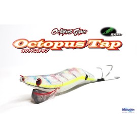 Marushin Octopus Tap, Octopus Egi Set, No. 4.0, Various Colors, 4 Pieces, Exclusive Design for Octopus Fishing, Includes Original Tissue
