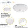 Sweet White LED Ceiling Light with Motion Detector 360 °