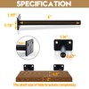 AddGrace 4 Pack Floating Shelf Brackets Solid Steel Heavy Duty