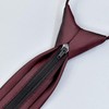 WANYING Men's 6 cm Slim Tie Pre-Tied with Zip Casual