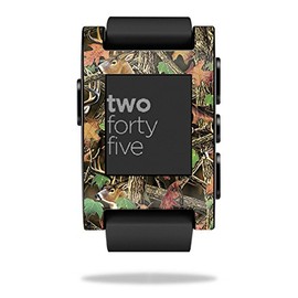 MightySkins Skin Compatible with Pebble Smart Watch – Buck Camo | Protective, Durable, and Unique Vinyl Decal wrap Cover | Easy to Apply, Remove, and Change Styles | Made in The USA