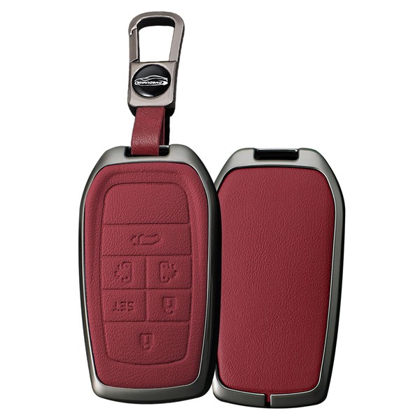 Toyota Smart Key Case Key Holder Alloy + PU Leather