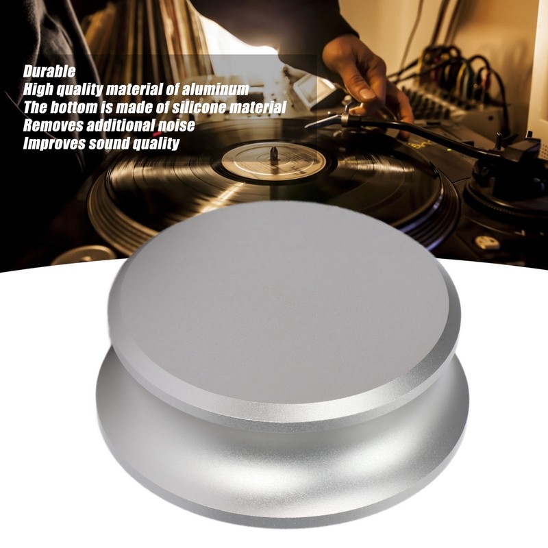 Record Turntables Weight Stabilizer Aluminum Turntable Vinyl Black Clamp for