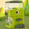 NOENNULL Mini Green Dinosaur Water Dispenser Toy for Kids, Lightweight