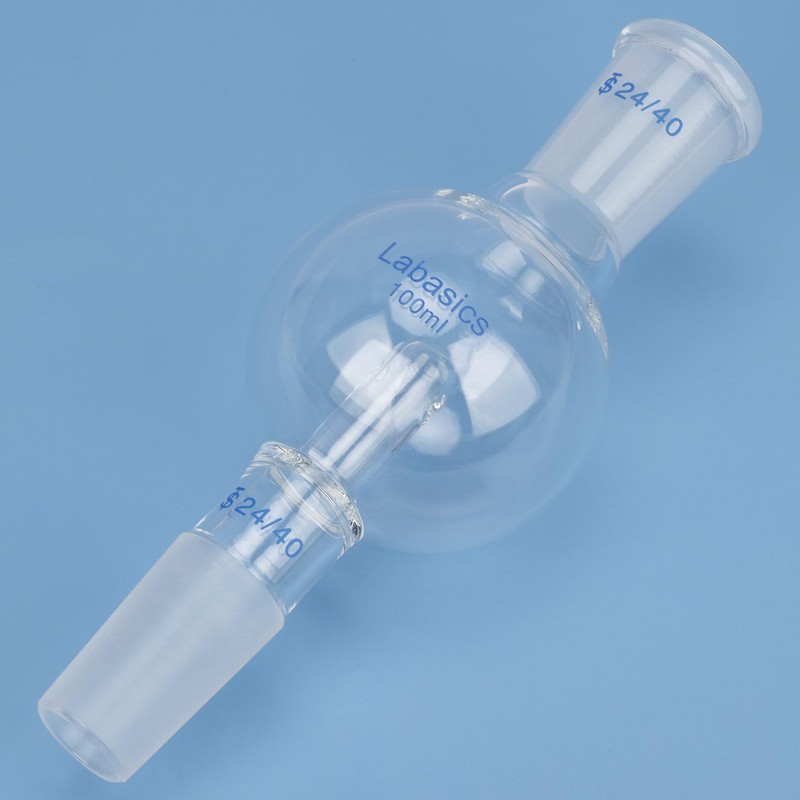 Labasics Borosilicate Glass Rotary Evaporator Bump Trap with 24/40 Standard