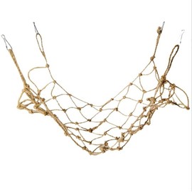 1pcs Wezxrauo Durable Parrot Climbing Net & Rat Ropes for Cage, Chewable Bird Perches & Small Animal Cage Accessories, Fall Breaker Safety Rope Ladder for Birds, Rats, Hamsters