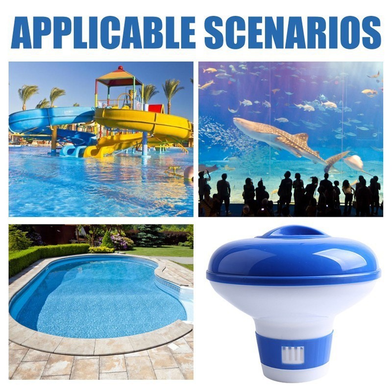 8 Inch Pools Chemical Dispenser 11cm Lighted Floating Pool Chlorine