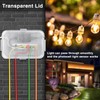 Flemoon Large Outdoor Electrical Box with Transparent Lid, IP54 Waterproof