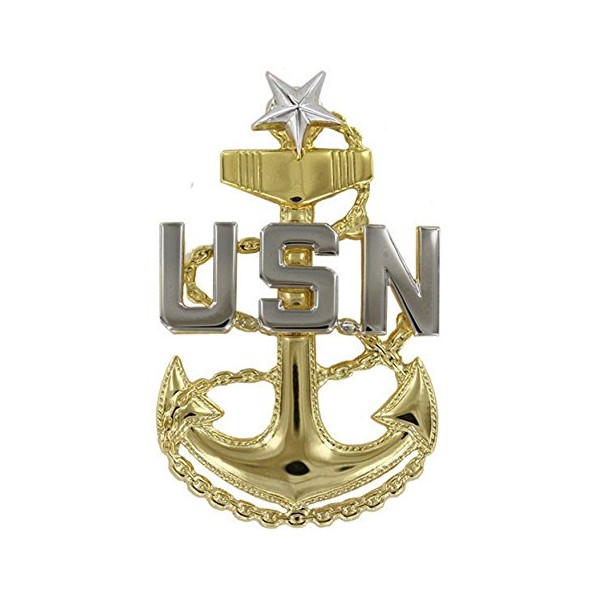 VANGUARD Navy Cap Device: E8 Senior Chief Petty Officer