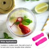 uxcell 8pcs Silicone Straw Tips, Metal Straw Covers, Soft Reusable