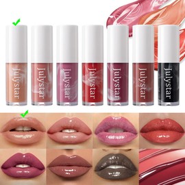 Tinted Lip Balm - Lip Gloss - Liquid Lipstick Lip Stain - Waterproof Long Lasting Lip Glaze Lipstick for Lip Plumper Gloss And Makeup - Liquid Blush Lip Tint Gift