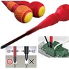 VESSEL Ball Grip Insulated Screwdriver +2×100, Electric Shock Prevention, VDE