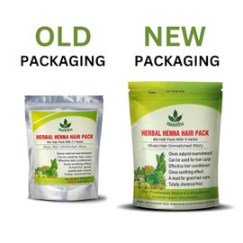 Havintha Natural Herbal Henna Hair Pack 11 Herbs Mix Mehandi Powder (227 G) |