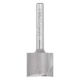 Trend Professional Straight Two Flute Router Cutter, 1/4 Inch Shank, 22mm Cut Diameter, Tungsten Carbide Tipped, 4/60X1/4TC