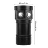 LED Diving Flashlight Portable Professional Underwater Lighting Waterproof Submarine Lamp