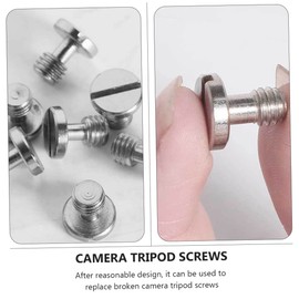 LABRIMP 5Pcs Quick Release Screws for Camera Tripods Compatible with Mounting Plates and Accessories Durable Replacement Fixing Screws for Photography Gear