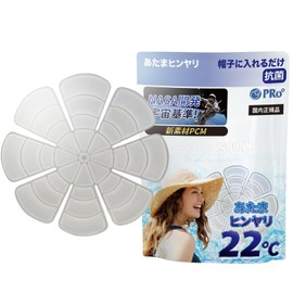 PRo° (Professional Domestic Genuine Products) Atama Hinyari Hat Set Ice Pad 22°C Regular Size 9.8 inches (25 cm) Aluminum Package Included (NASA Development) New Material Does Not Sweat Sweat Hair