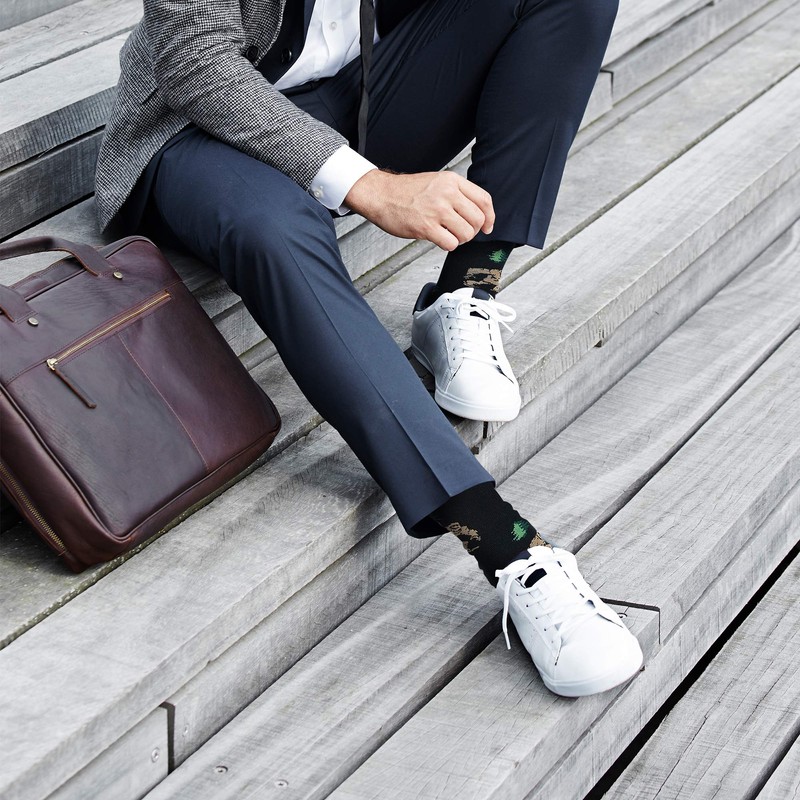 Luther Pike Seattle Funny Socks For men: Funky mens dress