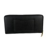 Unisex Coach Leather Long Wallet, Black, Black