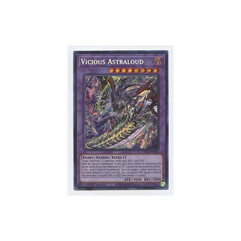 Vicious Astraloud - CYAC-EN036 - Secret Rare - 1st Edition