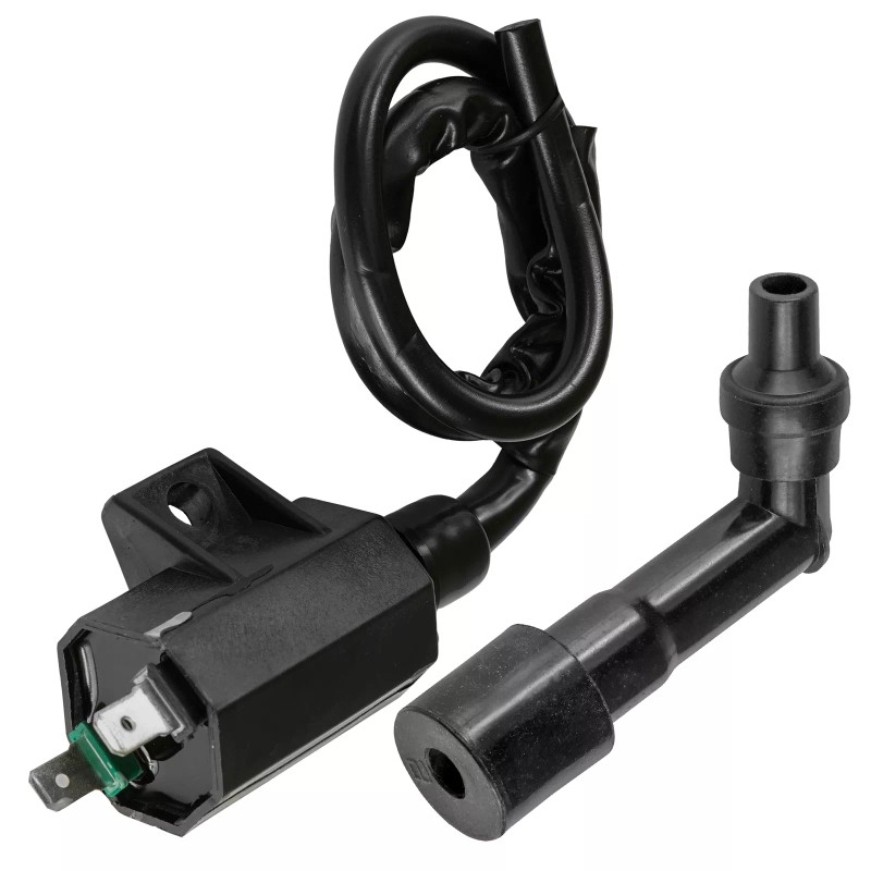 Caltric Ignition Coil w/ Spark Plug Boot Cap For Kawasaki