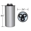 OEM Upgraded Replacement for GE Genteq Round Capacitor 40/5 440