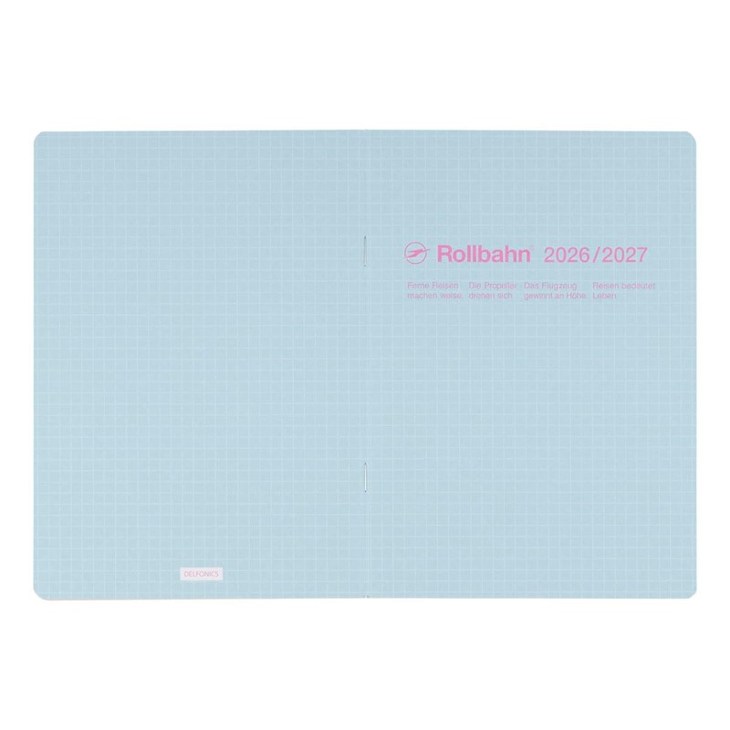 [Delphonics Notebook 2026-2027 Version/Starts March 2026] Rollbahn Note Diary Cola