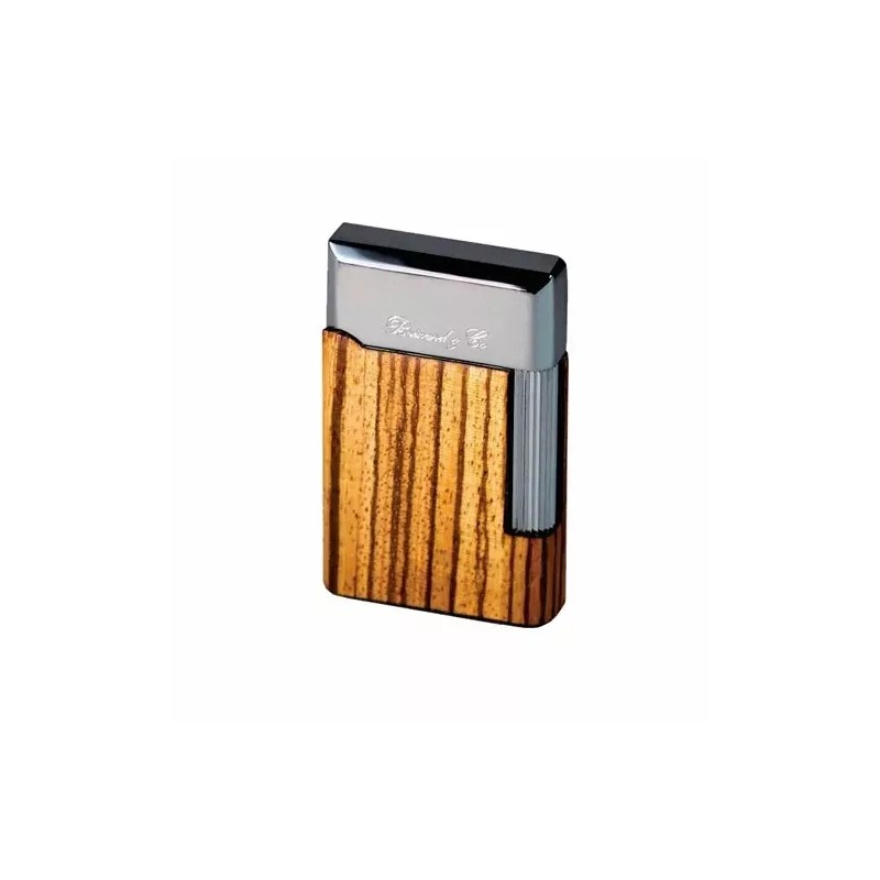 BRIZARD & CO ETERNAL DOUBLE SOFT FLAME CIGAR LIGHTER ROSEWOOD