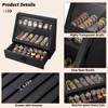 Yoimori Challenge Coin Display Case, 13 Rows Solid Wood Military
