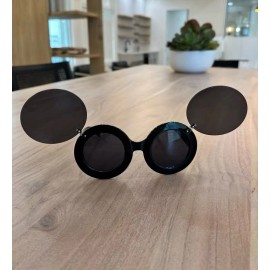 1QualitySpectacles Vintage Lady Flip Sunglasses Women Fashion Chic Sun Glasses Men Retro Classic Ro