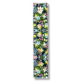 Mezuzah, Scroll Case, Optional Kosher Scroll, Jewish Gift, Baby Naming, Wedding, Housewarming (Small Flowers, No Scroll)