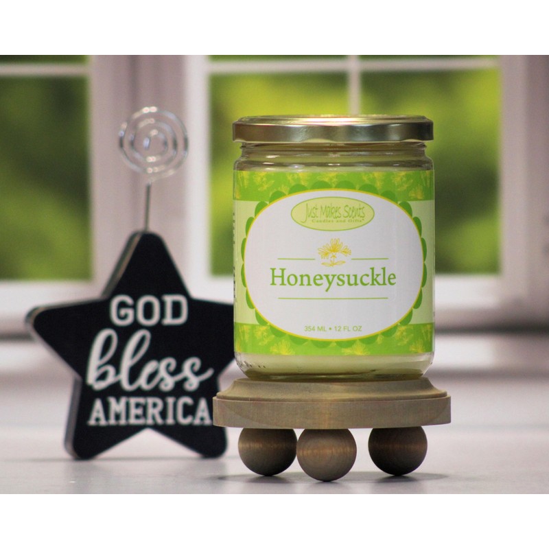 Honeysuckle Scented Blended Soy Candle | Hand Poured Spring Candles