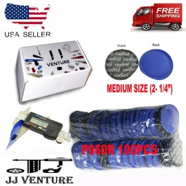 J&J 1000 Pc Medium Size  (2-1/4") Repair Tire Patch Round Radial with Superior High