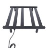 5-Tier 200w Heated Towel Rack Wall-mounted Bathroom Heating Rail Stainless Stee