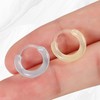 KASFREE 12 Pairs Plastic Hoop Earrings for Women Plastic Earrings