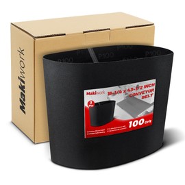 Drum Sander Feed Belt Conveyor Compatible with Ryobi WDS-1600-100 Grit Silicone Carbide Feed Belt, 16-1/4" x 43-1/2"