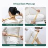 Goodtar 2 PCS Solid Bamboo Massage Stick Set for Body