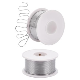 UNICRAFTALE 2 Rolls Jewelry Wire Craft Wire Beading Wire Flexible Metal Wire Jewelry Tinned Wire Bendable Metal Sculpting Wire 0.8mm for Beading Jewelry Making Sculpting Floral Making