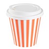 Restaurantware 8 Ounce Disposable Coffee Cups With Lids, 20 Hot