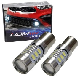 iJDMTOY 6000K Xenon White CAN-bus LED Daytime Running DRL Bulb For 19-up Kia Forte Sedan