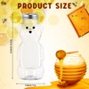 Mifoci 36 Pcs 8 oz Plastic Honey Bear Bottle Bear