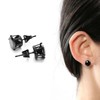Krstudent 2 Pairs Titanium Earrings Studs, Hypoallergenic Stud Earrings for